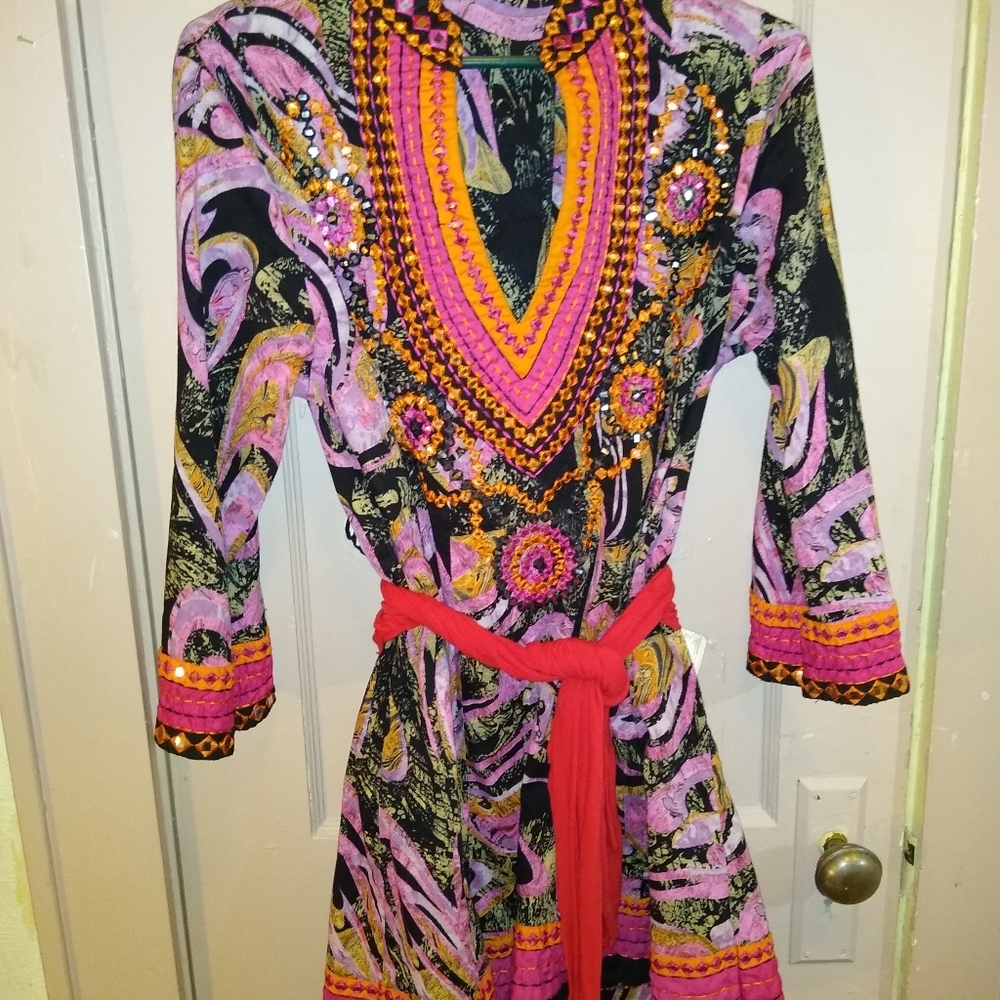 Women's "KeyLime&Pink" dress